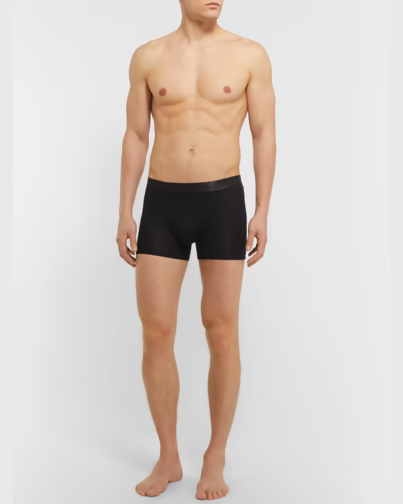 2-PACK PREMIUM BLACK BOXER BRIEF