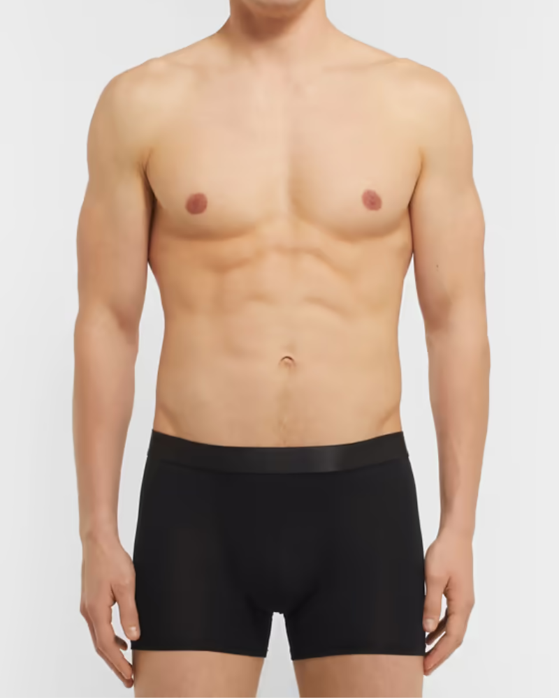 2-PACK PREMIUM BLACK BOXER BRIEF