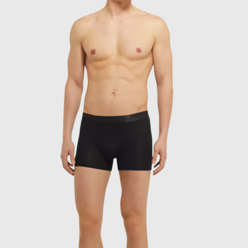 2-PACK PREMIUM BLACK BOXER BRIEF