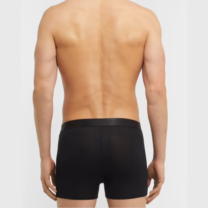 2-PACK PREMIUM BLACK BOXER BRIEF